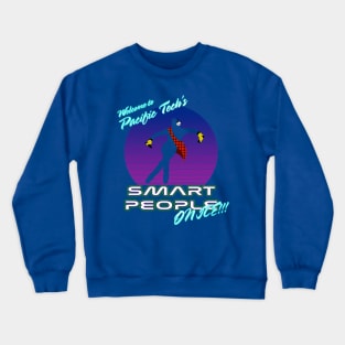 Asplenia Studios: Smart People on Ice Crewneck Sweatshirt